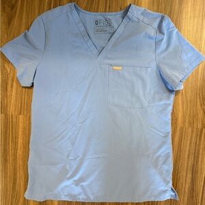 Figs women’s Ceil Blue Scrub Top